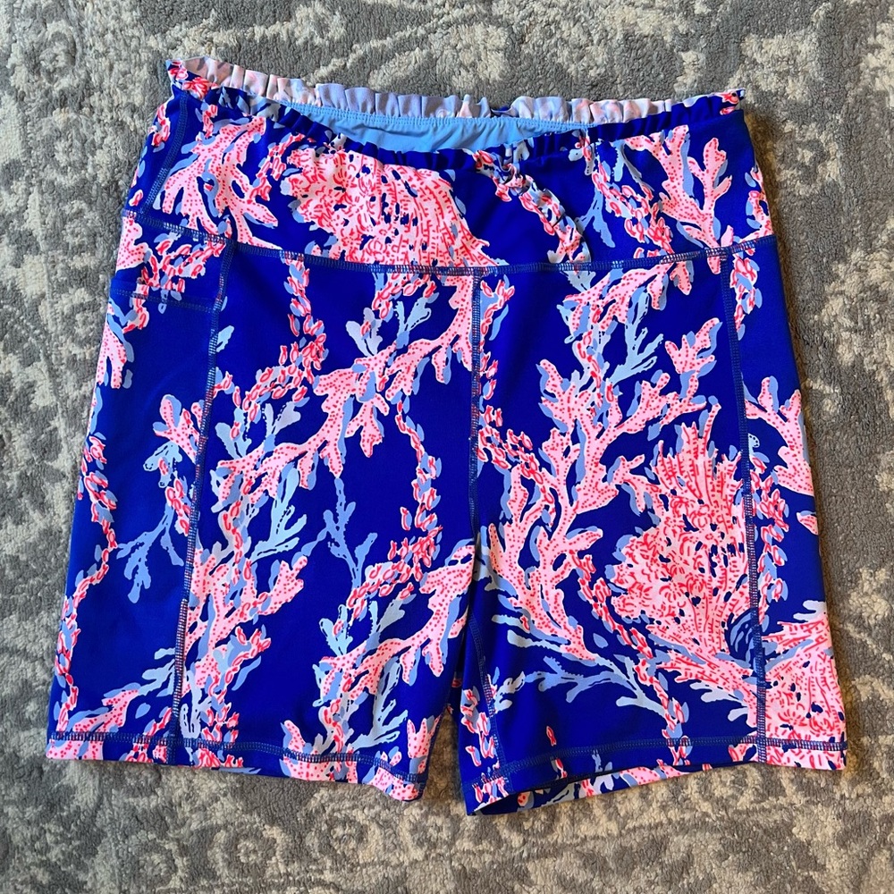 Lilly Pulitzer Luxletic Weekender High Rise Shorts